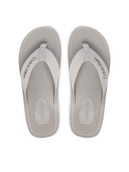 Calvin Klein Japonki Logo Webbing Strap HM0HM02106 Szary. Szare japonki CALVIN KLEIN, bez wzorów, z materiału. Za 189.99 zł.