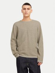 Jack & Jones Sweter George 12268279 Beżowy Regular Fit. Brązowe swetry rozpinane Jack & Jones, m, bez wzorów, z bawełny, bez kołnierzyka, bez ramiączek. Za 129.99 zł.