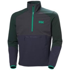 Kurtka przeciwwiatrowa 1/2 zip Helly Hansen Cascade Shield. Fioletowe kurtki Helly Hansen, m, bez wzorów, z elastanu, bez kaptura. Za 681.50 zł.