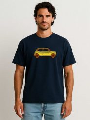 WOOOP Koszulka "Mini" w kolorze granatowym rozmiar: XL. Niebieskie bezrękawniki Wooop, xl, bez wzorów, z bawełny, bez kołnierzyka, bez ramiączek. Za 57.06 zł.