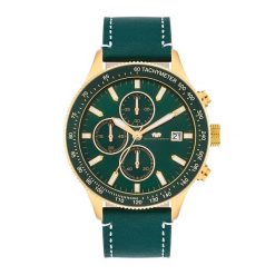 Rhodenwald & Söhne Chronograf Karthago II żółte złoto Skóra naturalna Zielony Zegarki męskie 1 ct Męskie. Zielone, analogowe zegarki Rhodenwald & Söhne, z mosiądzu. Za 2,249.99 zł.