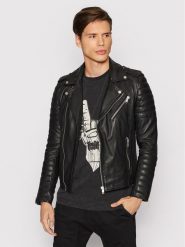Serge Pariente Kurtka skórzana Hipster Czarny Regular Fit. Czarne kurtki Serge Pariente, m, bez wzorów, ze skóry, bez kaptura. Za 1,019.00 zł.
