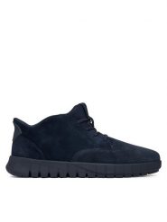 Geox Sneakersy U Flextride Plus U56MAB 00022 C4002 Granatowy. Niebieskie buty sportowe casual Geox, bez wzorów, ze skóry, bez zapięcia. Za 549.99 zł.