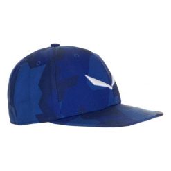 Czapka Sportowa Z Daszkiem Unisex Salewa Puez Camou Flat. Niebieskie czapki z daszkiem Salewa, bez wzorów. Za 135.99 zł.
