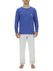 Pierre Cardin Piżama w kolorze niebiesko-szarym rozmiar: M. Niebieskie piżamy Pierre Cardin, m, bez wzorów, bez ramiączek. Za 56.99 zł.