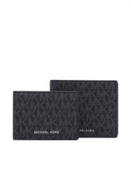 MICHAEL Michael Kors Portfel Harrison 39F9LGYF2B Czarny. Czarne portfele MICHAEL Michael Kors, bez wzorów, ze skóry. Za 569.99 zł.