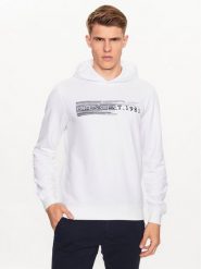 Guess Bluza Beau M3YQ36 KBK32 Biały Regular Fit. Białe bluzy Guess, m, z aplikacjami, z syntetyku, bez kaptura. Za 269.99 zł.