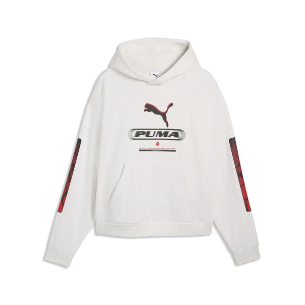 Męska bluza z kapturem PUMA Sport Boxy Graphic Fleece PUMA. Czarne bluzy z kapturem Puma, m, bez wzorów, z bawełny, z kapturem. Za 279.00 zł.