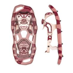 Rakiety śnieżne TSL Smart. Czerwone buty trekkingowe TSL, na zimę, bez wzorów, bez zapięcia. Za 820.50 zł.
