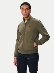 Aeronautica Militare Bluza 262FE2135UF00662 Khaki Regular Fit. Brązowe bluzy Aeronautica Militare, m, bez wzorów, bez kaptura. Za 664.99 zł.