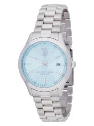 U.S. Polo Assn. Zegarek kwarcowy w kolorze srebrno-błękitnym rozmiar: onesize. Szare, analogowe zegarki U.S. Polo Assn., ze stali. Za 369.99 zł.