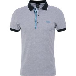 BOSS ATHLEISURE PAULE SLIM FIT Koszulka polo black. Szare koszulki polo sportowe marki BOSS ATHLEISURE, z bawełny, polo. Za 419.00 zł.
