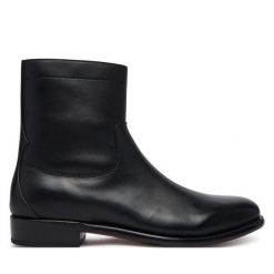 Botki Polo Ralph Lauren. Czarne botki sznurowane Polo Ralph Lauren, bez wzorów, bez obcasa, bez zapięcia. Za 1,299.00 zł.
