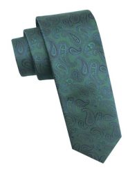 Elegancki i Modny Męski Krawat - Angelo di Monti - Ciemna Zieleń, Paisley. Zielone krawaty i muchy Angelo di Monti, bez wzorów, z tkaniny. Za 45.00 zł.