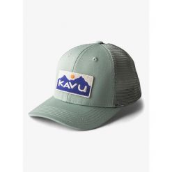 Czapka z daszkiem Kavu Above Standard - chinois green. Zielone czapki z daszkiem KAVU, bez wzorów. Za 101.99 zł.