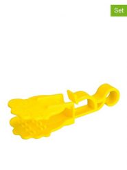 Wenko Klamerki (7 szt.) "Socky" w różnych kolorach do skarpetek - 4 x 7,5 x 1,3 cm rozmiar: onesize. Czerwone skarpety Wenko, bez wzorów, z tworzywa sztucznego. Za 19.39 zł.