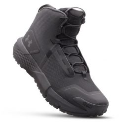 Buty trekkingowe męskie UNDER ARMOUR Valsetz Mid. Czarne trekkingi Under Armour, bez wzorów, bez zapięcia. Za 449.99 zł.