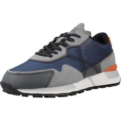 Buty MUNICH PULSAR 14 Niebieski. Niebieskie buty turystyczne munich, bez wzorów, ze skóry, bez zapięcia, na fitness i siłownię. Za 319.99 zł.