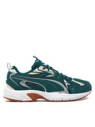 Puma Sneakersy Milenio Tech Suede 393489 08 Zielony. Zielone buty sportowe casual Puma, bez wzorów, z materiału, bez zapięcia. Za 259.99 zł.