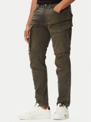 G-Star Raw Spodnie cargo Rovic D02190-E172 Khaki Tapered Fit. Brązowe spodnie materiałowe G-Star, m, bez wzorów, z bawełny, retro. Za 539.99 zł.