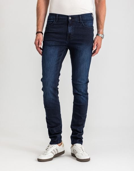 Męskie Spodnie Jeansowe Mustang Style Frisco Skinny Denim Blue 1017116 5000 801, W35 L30. Niebieskie spodnie materiałowe Mustang, l, bez wzorów, z bawełny, eleganckie. Za 219.99 zł.