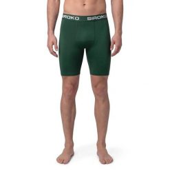 Męskie spodenki sportowe Siroko Bshorts Green M. Zielone krótkie spodenki sportowe SIROKO, m, bez wzorów, z materiału. Za 116.00 zł.