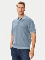 Tommy Hilfiger Polo MW0MW43246 Niebieski Regular Fit. Niebieskie koszulki polo Tommy Hilfiger, m, bez wzorów, z bawełny, bez kołnierzyka, bez ramiączek. Za 649.99 zł.