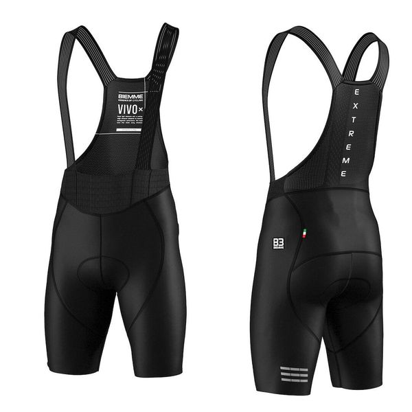 Spodenki rowerowe męskie Biemme Vivo Extreme 26 na szelkach. Czarne spodenki rowerowe Biemme, l, bez wzorów, z elastanu, rowerowe. Za 395.00 zł.