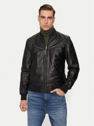 SCHOTT N.Y.C. Kurtka skórzana LC300LAMB Czarny Regular Fit. Czarne kurtki SCHOTT N.Y.C., m, bez wzorów, ze skóry, bez kaptura. Za 1,259.00 zł.