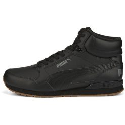Buty do chodzenia męskie Puma St Runner V3 Mid L. Czarne buty sportowe casual Puma, bez wzorów, z materiału, bez zapięcia. Za 286.99 zł.
