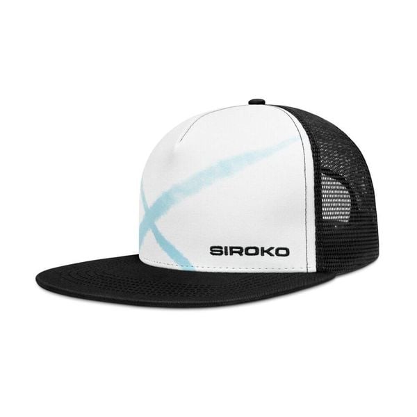 Czapka Trucker Lifestyle Siroko EMA Thinker Black. Czarne czapki z daszkiem SIROKO, bez wzorów, z materiału. Za 105.00 zł.