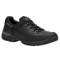 Buty do chodzenia męskie Caterpillar Cat Threshold. Czarne buty sportowe casual CATerpillar, bez wzorów, z materiału, bez zapięcia. Za 567.00 zł.