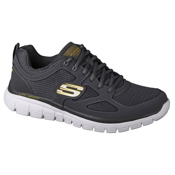 Buty sportowe Sneakersy męskie, Skechers Burns-Agoura. Brązowe buty sportowe casual Skechers, bez wzorów, bez zapięcia. Za 219.99 zł.