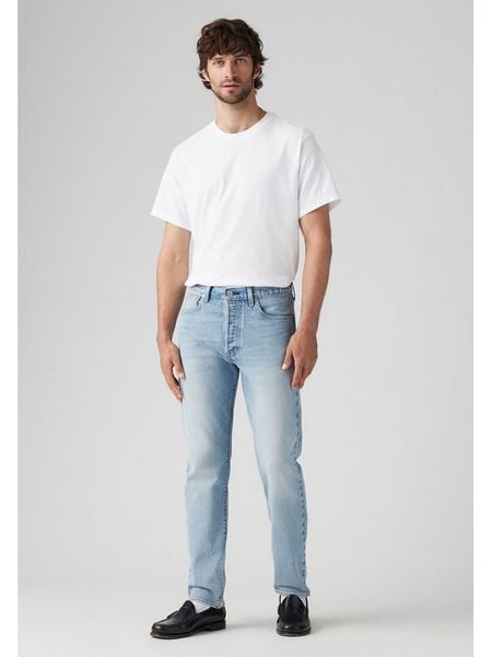 Levi's Dżinsy "501" - Tapered fit - w kolorze błękitnym rozmiar: W30/L30. Niebieskie jeansy Levi's®, l. Za 177.32 zł.