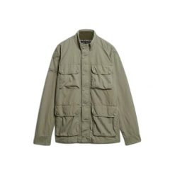 Kurtka 4 kieszenie Superdry Estate. Zielone kurtki Superdry, s, bez wzorów, z materiału, bez kaptura. Za 555.55 zł.