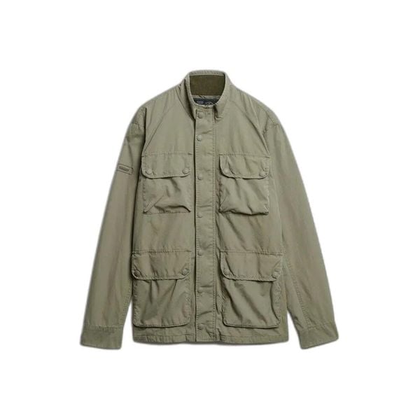 Kurtka 4 kieszenie Superdry Estate. Zielone kurtki Superdry, s, bez wzorów, z materiału, bez kaptura. Za 543.75 zł.
