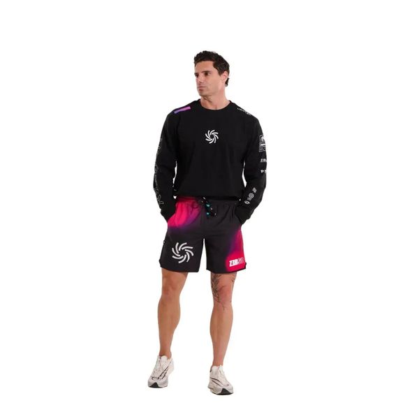 Szorty Z3R0D Tech. Czarne krótkie spodenki sportowe ZEROD, m, bez wzorów, z materiału. Za 346.00 zł.