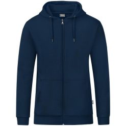 Kurtka Jako Organic. Niebieskie kurtki JAKO, l, bez wzorów, z bawełny, z kapturem. Za 366.00 zł.