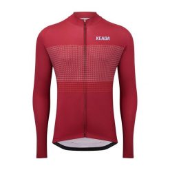 Weave Two - Męska koszulka z długim rękawem. Czerwone odzież kompresyjna KEADA SPORTS, l, bez wzorów, z jersey, wspinaczkowe. Za 332.00 zł.