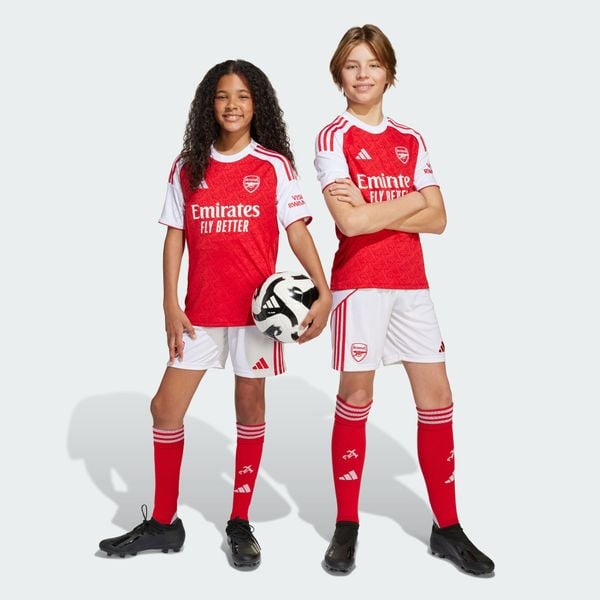 Szorty Arsenal 25/26 Home. Białe szorty Adidas, l, bez wzorów, sportowe. Za 179.00 zł.