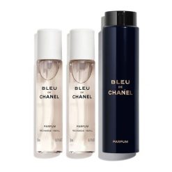 CHANEL BLEU DE CHANEL FLAKON TWIST AND SPRAY Z ZESTAWEM WYMIENNYCH WKŁADÓW – PERFUMY Woda perfumowana 60 ml Męskie. Perfumy męskie Chanel. Za 575.20 zł.