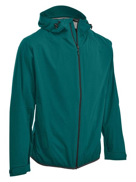 Maul Sport Kurtka przeciwdeszczowa "Regenbogen MTX" w kolorze morskim rozmiar: L. Zielone kurtki outdoor i hardshell Maul Sport, l, bez wzorów, bez kaptura. Za 394.71 zł.