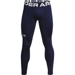 Legginsy Under Armour Coldgear®. Białe legginsy długie sportowe Under Armour, bez wzorów, na fitness i siłownię. Za 276.50 zł.