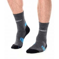 Skarpety męskie Brubeck Trekking Light. Niebieskie skarpety Brubeck, bez wzorów, z elastanu. Za 64.99 zł.