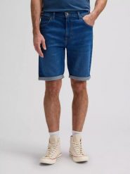 MESKIE SZORTY LEE 5 POCKET SHORT MID OCEAN 112379898. Szorty Lee, bez wzorów, z jeansu. Za 159.99 zł.