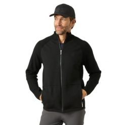 Polar z pełnym zamkiem błyskawicznym PS of Sweden Florence. Czarne bluzy z polaru PS OF SWEDEN, bez wzorów, z polaru, bez kaptura. Za 845.50 zł.