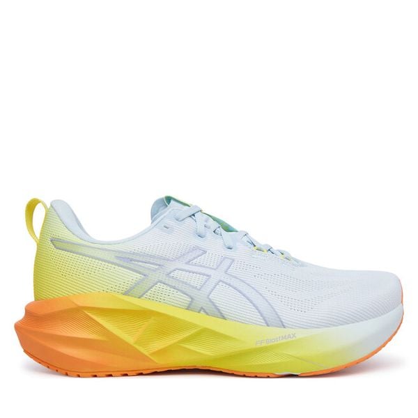 Buty do biegania Asics. Niebieskie buty do biegania ASICS, bez wzorów, bez zapięcia, do biegania. Za 679.99 zł.
