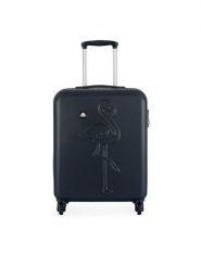 Semi Line Walizka kabinowa T5921-1 Czarny. Czarne walizki Semi-line, bez wzorów, z tworzywa sztucznego. Za 179.99 zł.