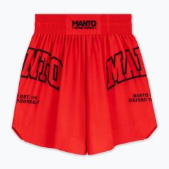 Spodenki bokserskie męskie MANTO Varsity. Czerwone szorty Manto, m, bez wzorów, sportowe. Za 189.99 zł.