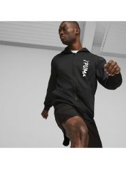 Puma Kurtka sportowa "Puma Fit" w kolorze czarnym rozmiar: M. Czarne kurtki outdoor i hardshell Puma, m, bez wzorów, bez kaptura, outdoorowe. Za 101.23 zł.